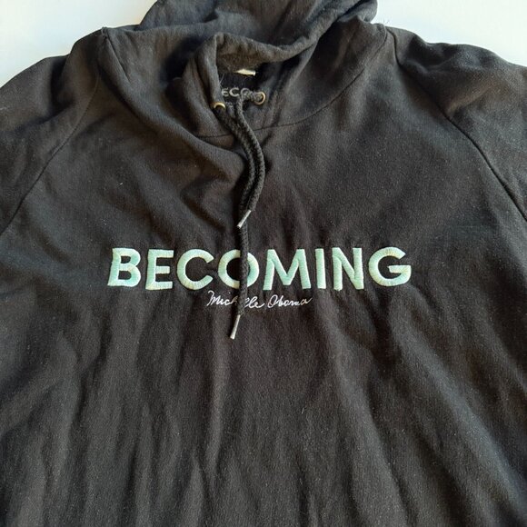 MICHELLE OBAMA Becoming Black Tour Hoodie Sweatshirt Merch - MEDIUM - Picture 2 of 5